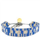 Blue Miyuki Beaded Bracelet