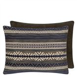 Mountain Pass Stripe Winter Cushion