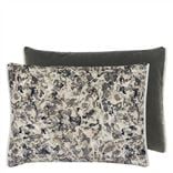 Coussin Odisha Graphite Velvet