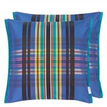 Chennai Cobalt Silk Decorative Pillow