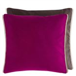 Varese Berry & Moleskin Velvet Decorative Pillow