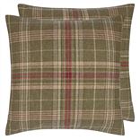 Hardwick Plaid Woodland Cushion