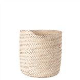 Medium Straight Palm Leaf Basket