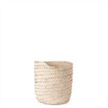 Small Straight Palm Leaf Basket