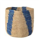 Blue Organic Stripe Basket