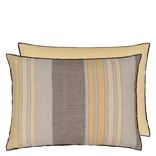 Brera Striato Maize Linen Decorative Pillow