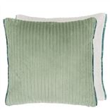 Cassia Cord Antique Jade Velvet Cushion