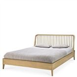 Oak King Size Spindle Bed