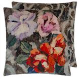 Tapestry Flower Vintage Damson Cushion