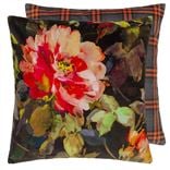 Gertrude Rose Chestnut Velvet Decorative Pillows
