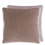 Varese Roebuck & Pumice Velvet Decorative Pillow