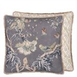 Suffolk Garden Slate Blue Decorative Pillow