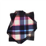 Noir Square Checked Scarf
