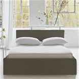 Square Loose Bed Low - Double - Rothesay - Pumice - Beech Leg