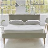 Pillow Low Bed - Double - Cassia Dove - Beech Leg