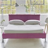 Pillow Low Bed - Double - Brera Lino Peony - Metal Leg