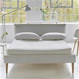 Pillow Low Bed - King  - Cassia Chalk - Beech Leg