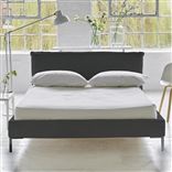 Pillow Low Bed - King  - Cassia Granite - Metal Leg