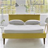 Pillow Low Bed - King  - Cassia Acacia - Walnut Leg