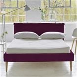 Pillow Low Bed - Single - Cassia Fuchsia - Beech Leg