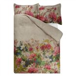 Thelma's Garden Fuchsia Queen Duvet Cover