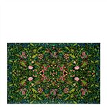 Ikebana Damask Midnight Rug Sample