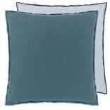 Brera Lino Midnight & Chambray Cushion