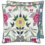 Brocart Decoratif Fuchsia Linen Cushion