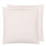 Brera Lino - Alabaster with White overlocked edge - Cushion - 43x43...