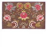 Rose de Damas Cranberry Standard Rug