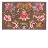 Rose de Damas Cranberry Extra Large Rug