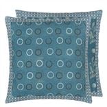 Indigo Circles - Indigo - Cushion - 50x50cm - Without Pad