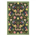 Brocart Decoratif Noir Throw