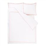 Astor Coral & Rosewood Double Duvet Cover