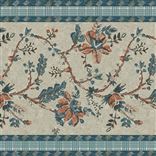 Pentimento Wide Border - Linen Large Sample