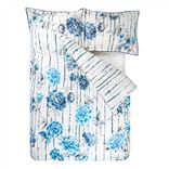 Kyoto Flower Indigo Double Duvet Cover