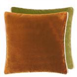 Varese Topaz & Greengage Velvet Cushion