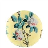 Yellow Rose Garden Round Plate