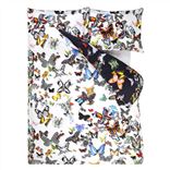 Butterfly Parade Opalin Queen Duvet Cover