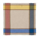 Cobalt Bold Checked Scarf