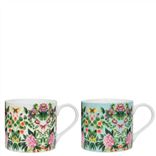 CERDG0119 Ikebana Damask set of 2 Mugs