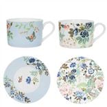 CERDG0125 Porcelain de Chine Set of 2 Tea Cup and Saucer