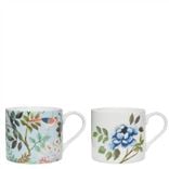 CERDG0126 Porcelaine de Chine set of 2 Mugs