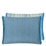 Pompano Aqua Outdoor Decorative Pillow