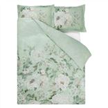 Fleur Blanche Eau De Nil Superking Duvet Cover Set