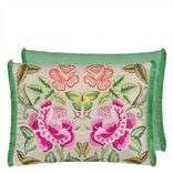 Isabella Embroidered Fuchsia Kissen