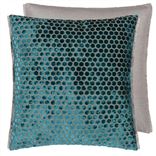 Jabot Kingfisher Velvet Decorative Pillow