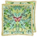 Cojin Celastrina Embroidered Turquoise 