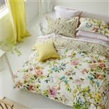 Fiore D'acqua Peony Cotton Bed Linen