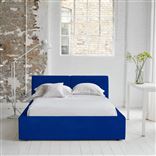 Modena Bed -Double - Cassia Velvet - Cobalt